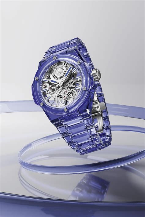 Big Bang Integrated Tourbillon Full Blue Sapphire 43 mm .